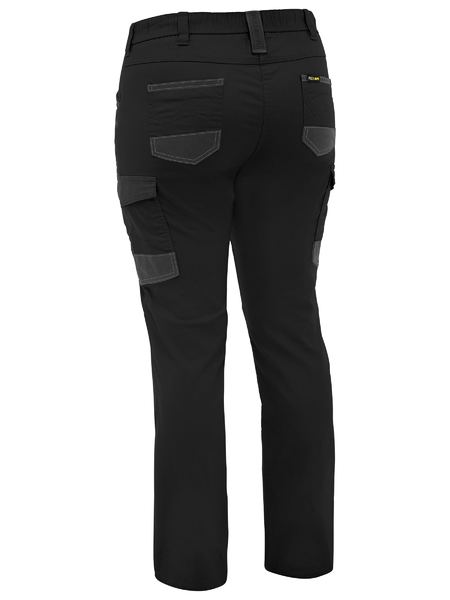 Bisley FLX & Move Ladies Stretch Canvas Elastic Waist Cargo Pants