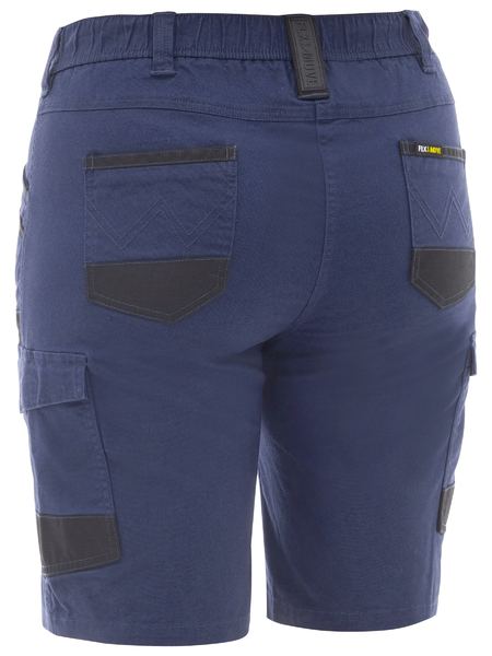 Bisley FLX & Move Ladies Elastic Waist Cargo Shorts