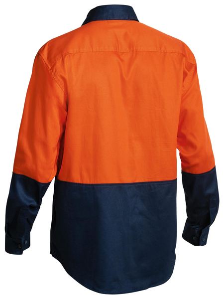 Bisley Hi Vis Drill Shirt Long Sleeve (BISBS6267)