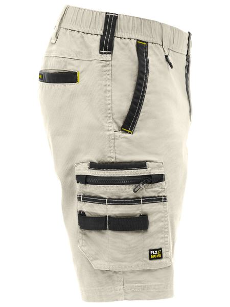 Bisley FLX & Move Elastic Waist Cargo Shorts (BISBSHC1338)