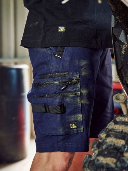 Bisley FLX & Move Elastic Waist Cargo Shorts (BISBSHC1338)