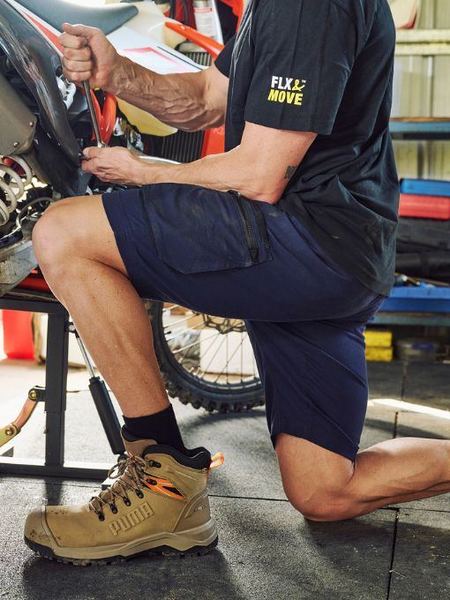 Bisley FLX & Move Elastic Waist Cargo Shorts (BISBSHC1338)