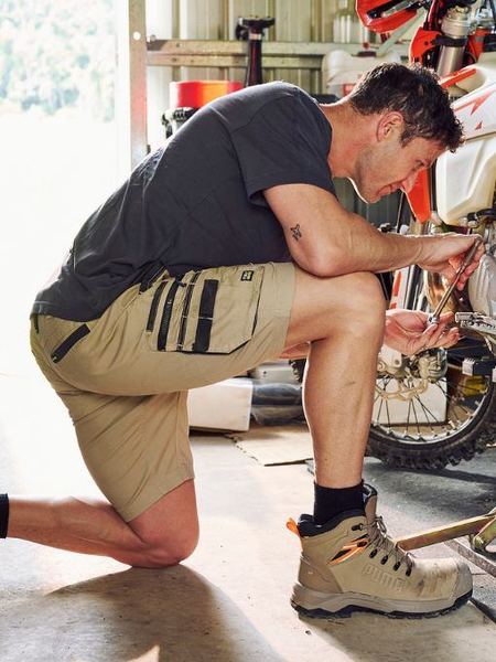 Bisley FLX & Move Elastic Waist Cargo Shorts (BISBSHC1338)