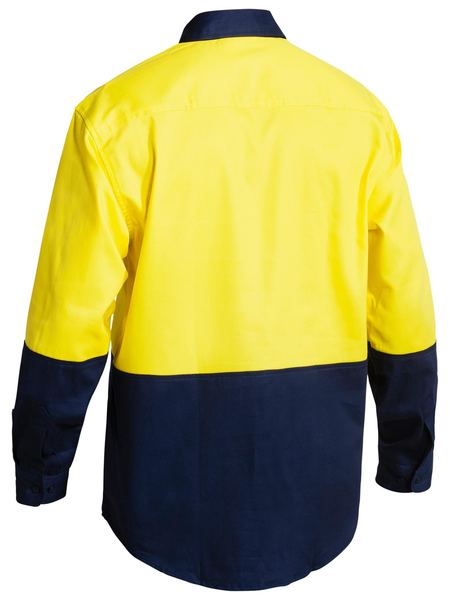 Bisley Hi Vis Drill Shirt Long Sleeve (BISBS6267)