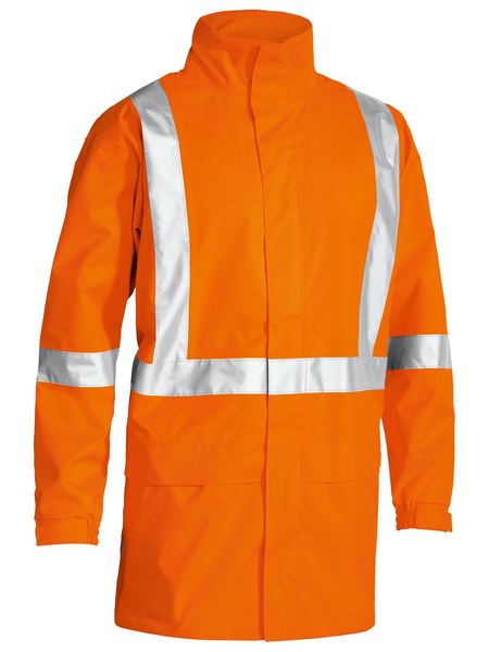 Bisley Hi Vis X Taped Rain Shell Jacket (BISBJ6968T)