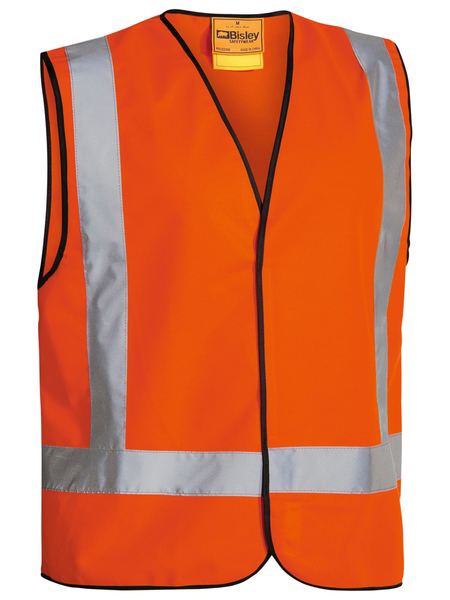 Bisley Hi Vis Taped X Back Vest