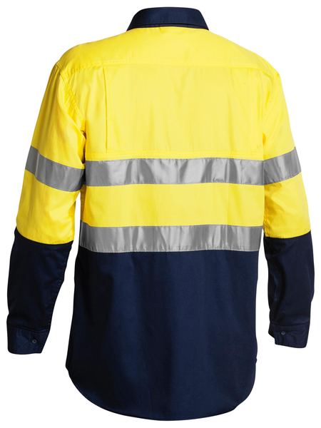 Bisley Hi Vis Taped Cool Lightweight Shirt Long Sleeve (BISBS6896)