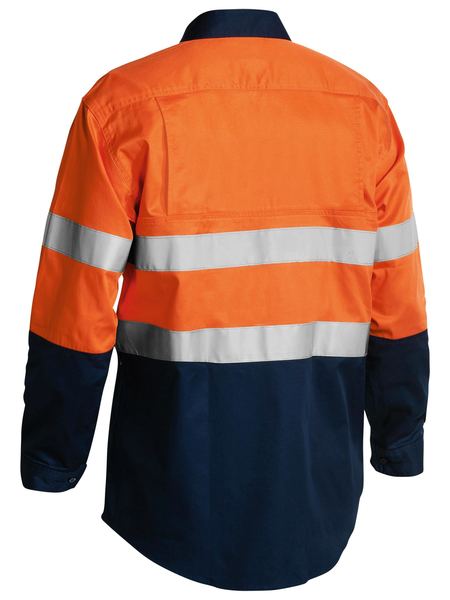 Bisley Hi Vis Taped Cool Lightweight Shirt Long Sleeve (BISBS6896)