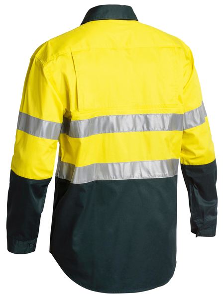 Bisley Hi Vis Taped Cool Lightweight Shirt Long Sleeve (BISBS6896)