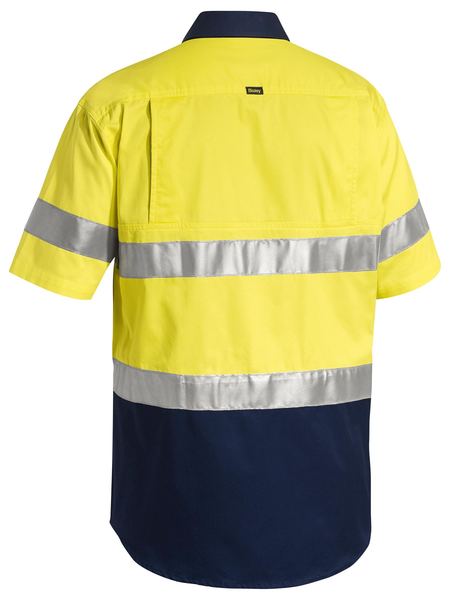 Bisley Hi Vis Taped Cool Lightweight Shirt Short Sleeve (BISBS1896)