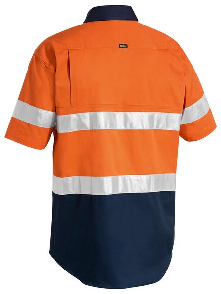Bisley Hi Vis Taped Cool Lightweight Shirt Short Sleeve (BISBS1896)