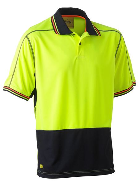 Bisley Hi Vis Polyester Mesh Polo Short Sleeve (BISBK1219)