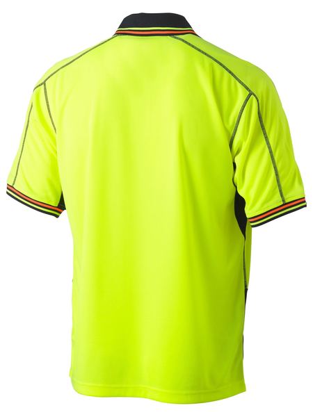 Bisley Hi Vis Polyester Mesh Polo Short Sleeve (BISBK1219)