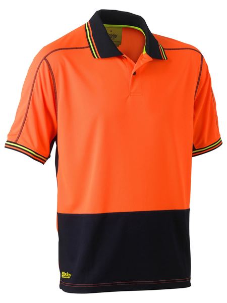 Bisley Hi Vis Polyester Mesh Polo Short Sleeve (BISBK1219)