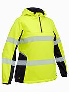 Bisley Hi Vis FLX & Move Ladies Taped Liquid Repellent Fleece Hoodie (BISBKL6571T)