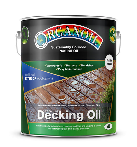 Organoil Decking Oil Classic Clear 4L