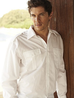 Bocini Unisex Service Shirt Long Sleeve (BOCBS192)