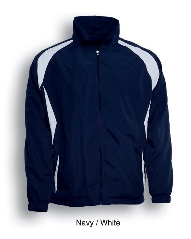 Bocini Unisex Showerproof Full Zip Training Track Jacket (BOCCJ1020)