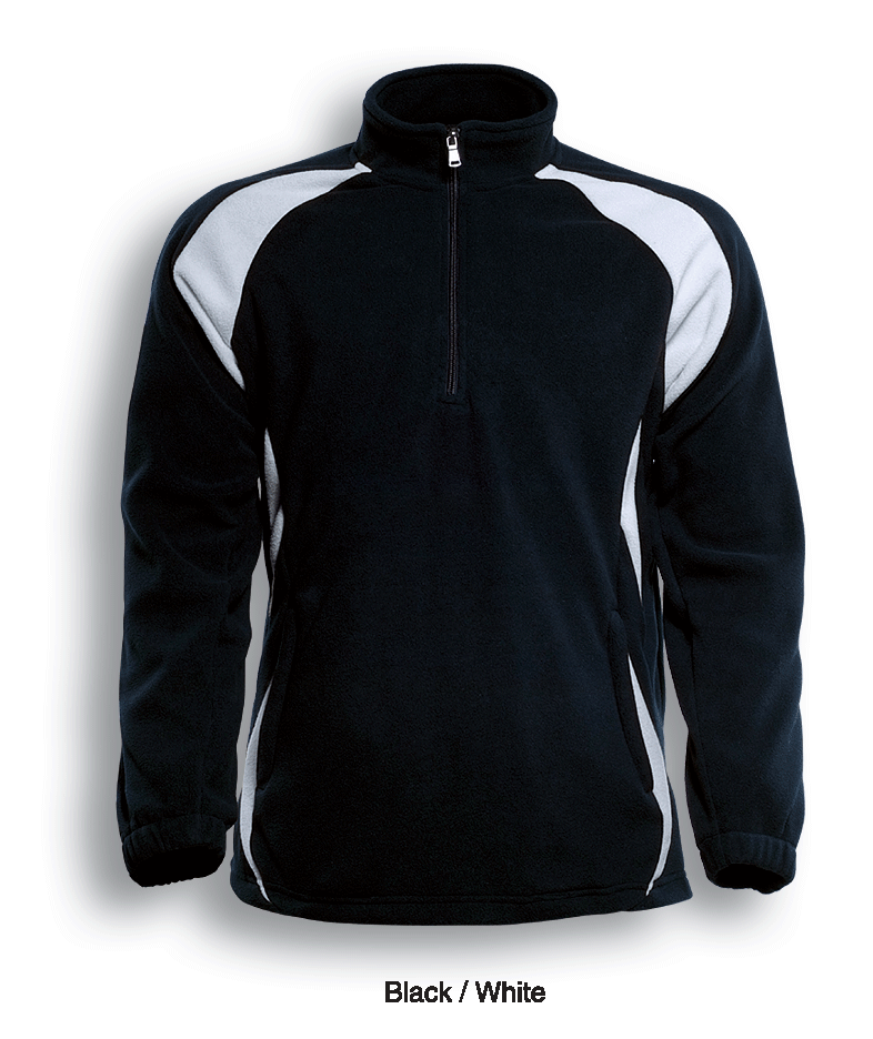 Bocini Unisex 1/2 Zip Sports Pull Over Fleece Jacket (BOCCJ1050)