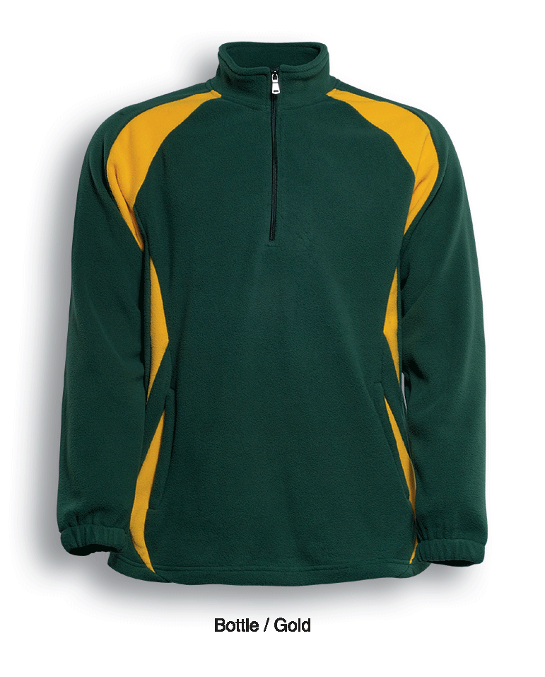 Bocini Unisex 1/2 Zip Sports Pull Over Fleece Jacket (BOCCJ1050)