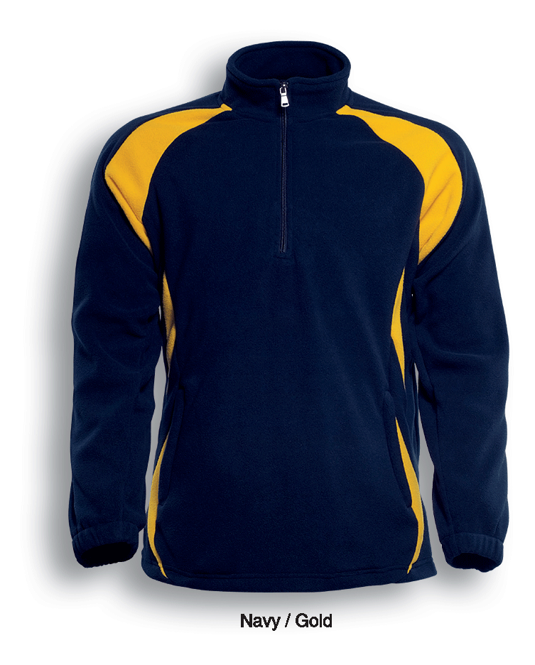 Bocini Unisex 1/2 Zip Sports Pull Over Fleece Jacket (BOCCJ1050)
