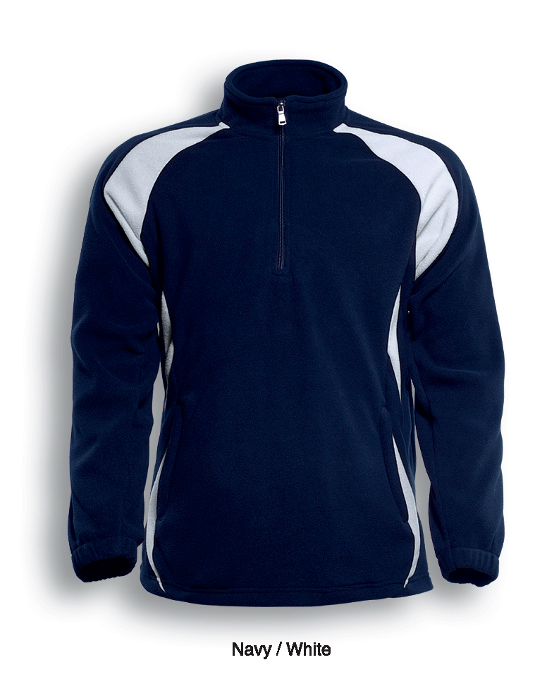 Bocini Unisex 1/2 Zip Sports Pull Over Fleece Jacket (BOCCJ1050)