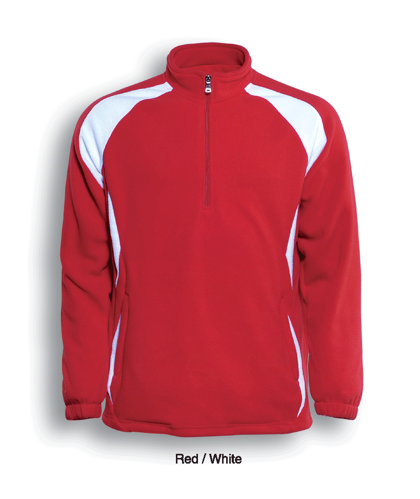 Bocini Unisex 1/2 Zip Sports Pull Over Fleece Jacket (BOCCJ1050)