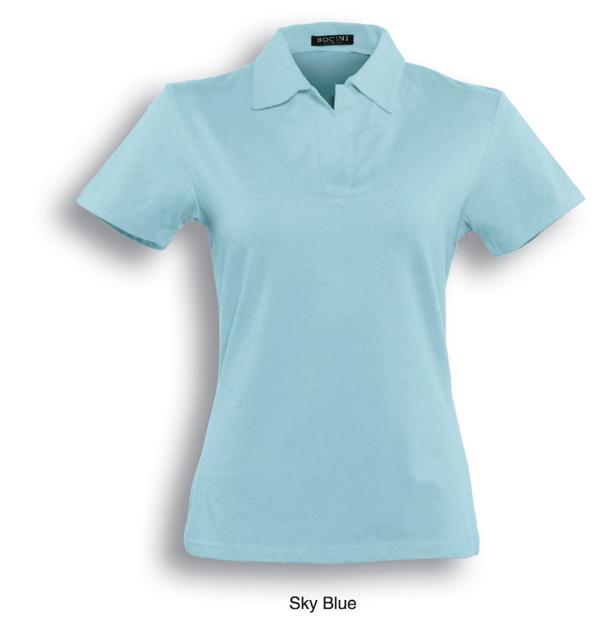Bocini Ladies Cotton Spandex Polo Short Sleeve (BOCCP0436)