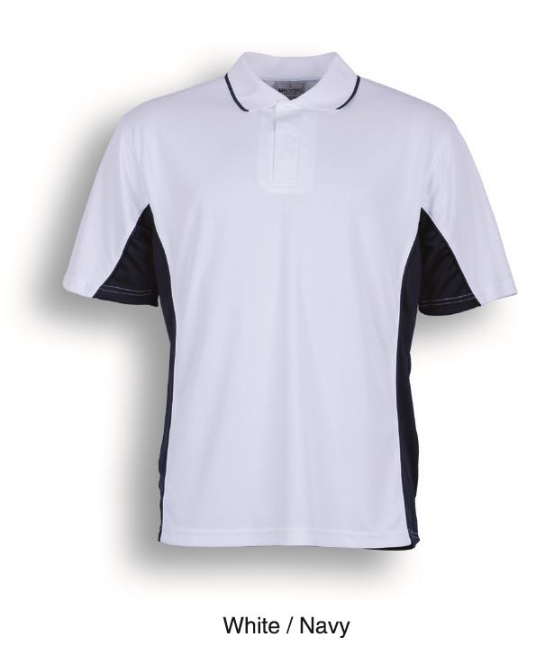 Bocini Kids Breezeway Panel Polo Short Sleeve (Additional Colours) (BOCCP0530)