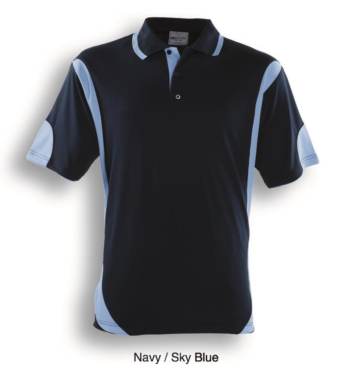 Bocini Unisex Breezeway Contrast Polo Short Sleeve (BOCCP0532)