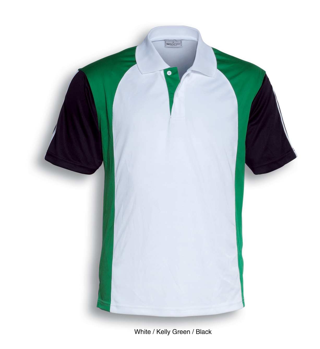 Bocini Unisex Breezeway Three Tone Polo Short Sleeve (BOCCP0670)