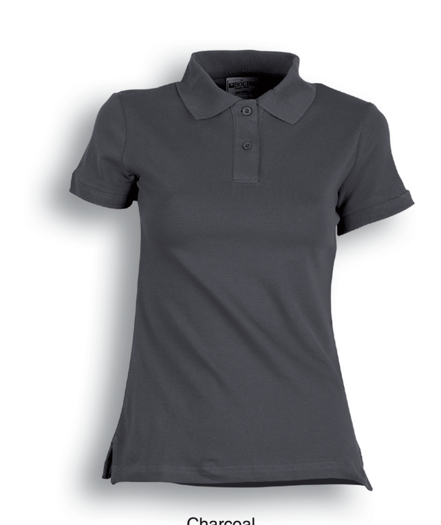 Bocini Ladies Pique Knit Fitted Cotton/Spandex Polo Short Sleeve (BOCCP0756)