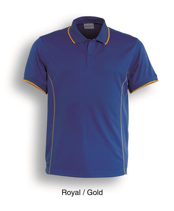 Bocini Stitch Feature Essentials Polo Short Sleeve (Additional Colours) (BOCCP0910)