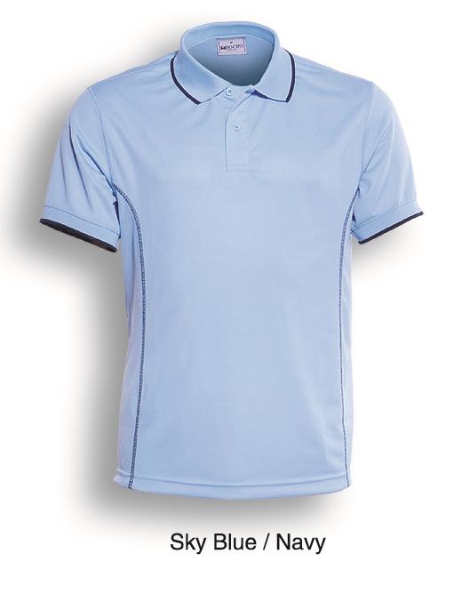 Bocini Stitch Feature Essentials Polo Short Sleeve (Additional Colours) (BOCCP0910)