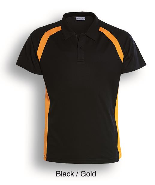 Bocini Team Essentials Contrast Panel Polo Short Sleeve (BOCCP0919)