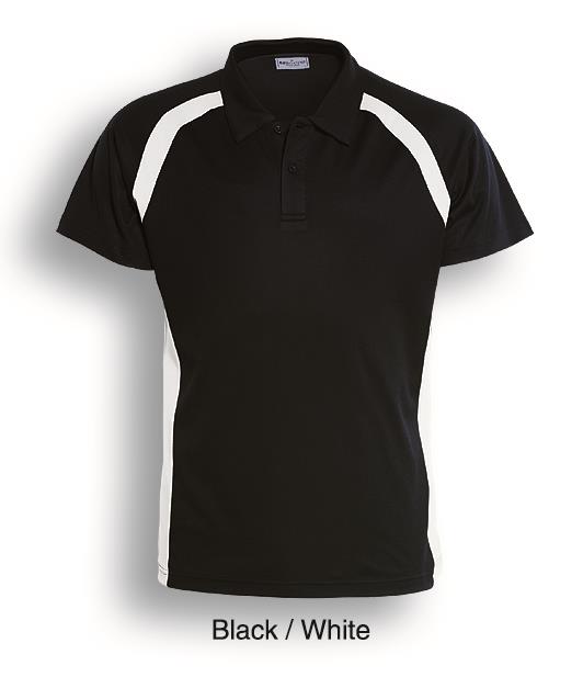Bocini Team Essentials Contrast Panel Polo Short Sleeve (BOCCP0919)