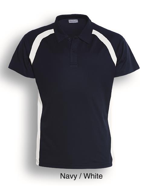 Bocini Team Essentials Contrast Panel Polo Short Sleeve (BOCCP0919)