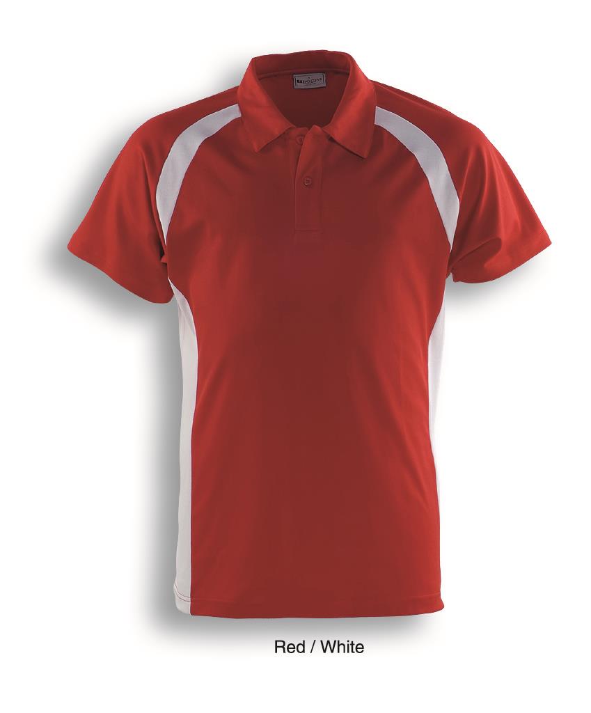 Bocini Team Essentials Contrast Panel Polo Short Sleeve (BOCCP0919)