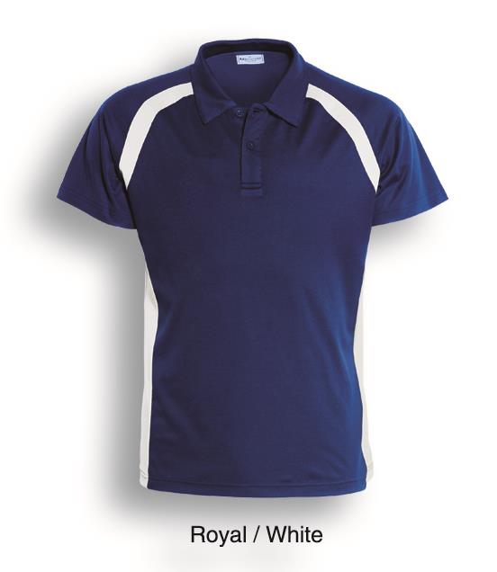 Bocini Team Essentials Contrast Panel Polo Short Sleeve (BOCCP0919)
