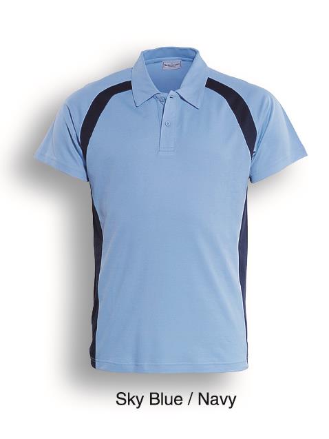 Bocini Team Essentials Contrast Panel Polo Short Sleeve (BOCCP0919)