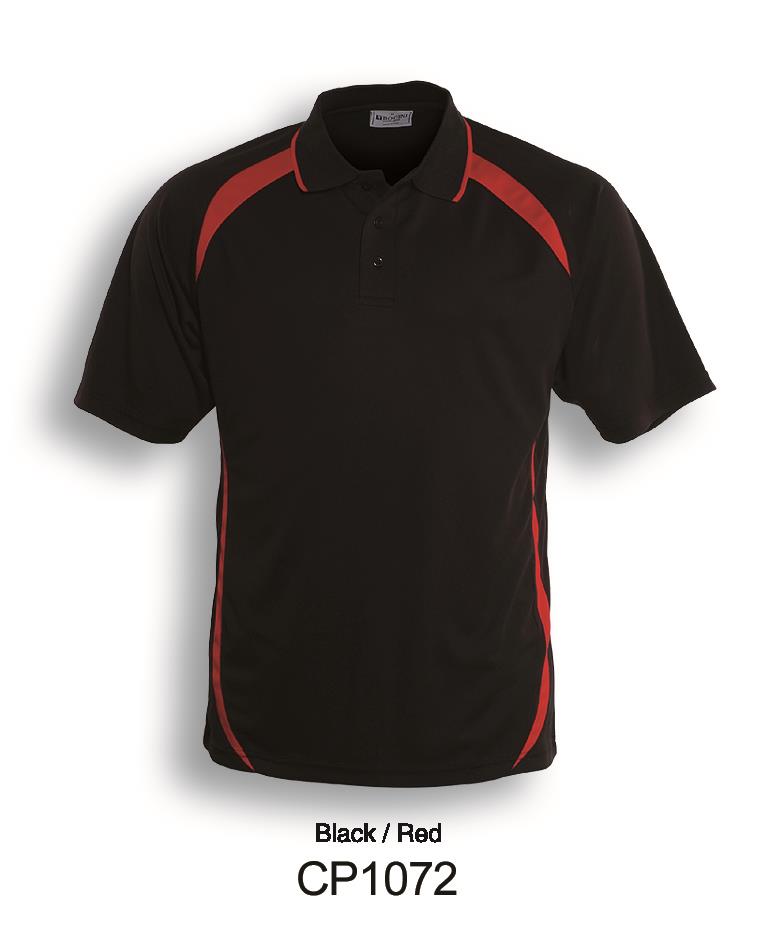 Bocini Unisex Contrast Contour Polo Short Sleeve (BOCCP1072)