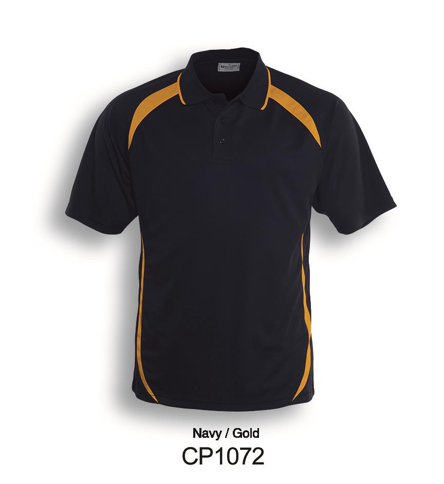 Bocini Unisex Contrast Contour Polo Short Sleeve (BOCCP1072)