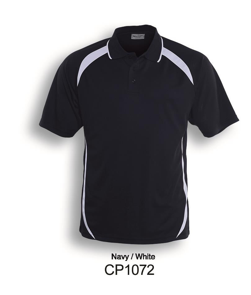 Bocini Unisex Contrast Contour Polo Short Sleeve (BOCCP1072)