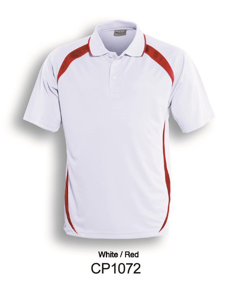 Bocini Unisex Contrast Contour Polo Short Sleeve (BOCCP1072)