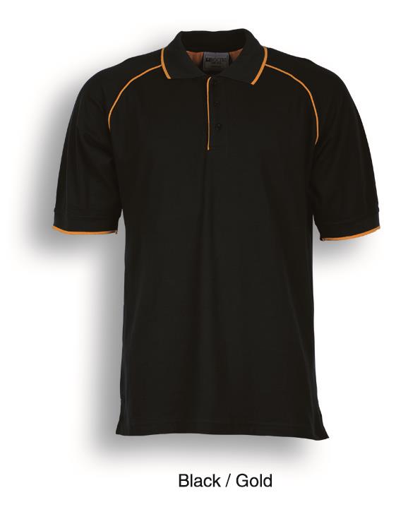 Bocini Unisex Raglan Polo Short Sleeve (BOCCP3046)