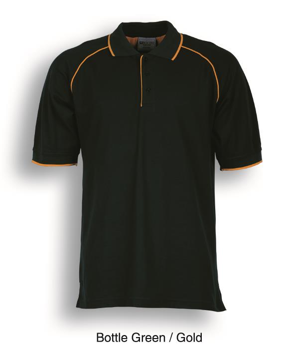 Bocini Unisex Raglan Polo Short Sleeve (BOCCP3046)