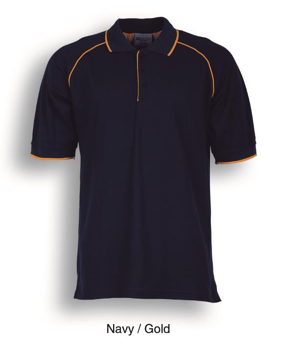 Bocini Unisex Raglan Polo Short Sleeve (BOCCP3046)