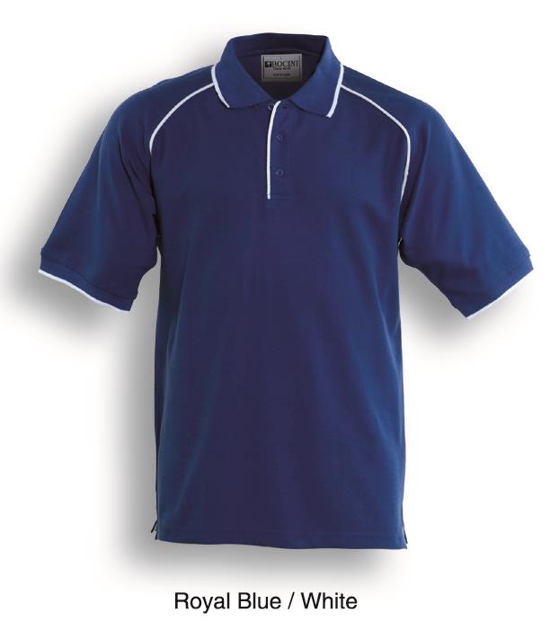 Bocini Unisex Raglan Polo Short Sleeve (BOCCP3046)
