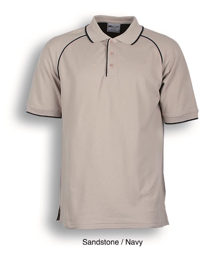 Bocini Unisex Raglan Polo Short Sleeve (BOCCP3046)