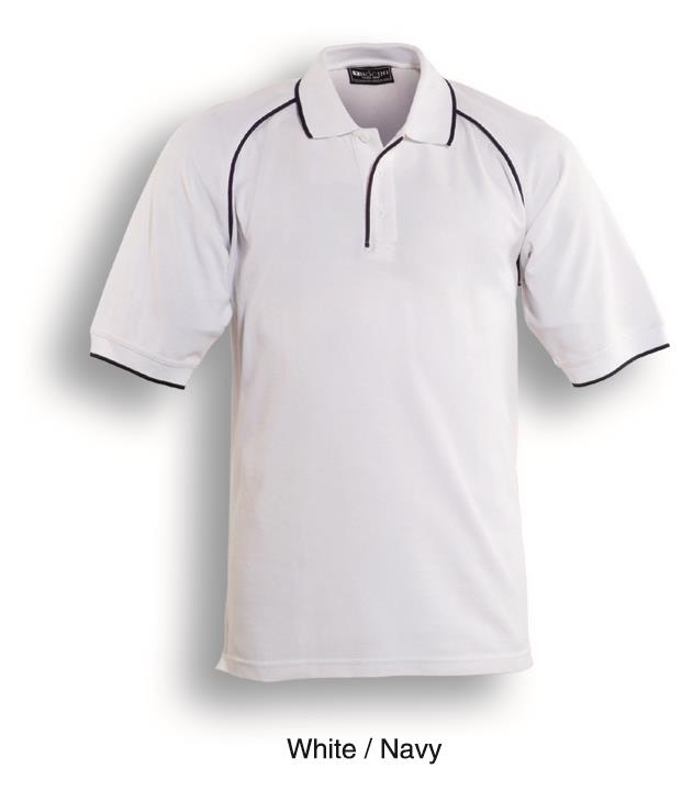 Bocini Unisex Raglan Polo Short Sleeve (BOCCP3046)